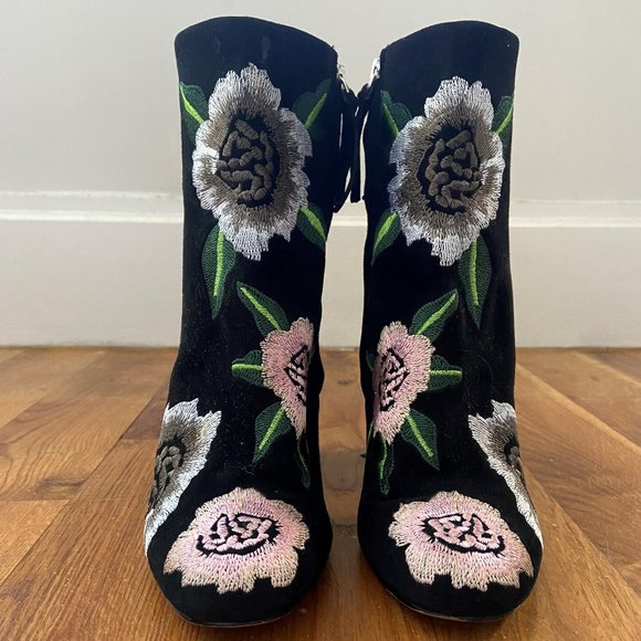 Rebecca Minkoff Bryce Floral Embroidered Boots - Picture 2 of 3